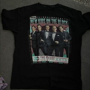 New Kids on the Block The Package Tour 2013 Black Graphic Concert T-Shirt